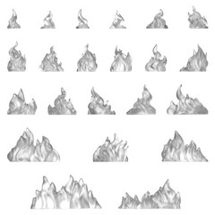Large aflame 1:48-1:35 – Resin, miniature, magical spell