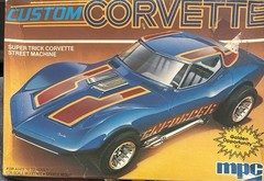 Custom Corvette DECAL SHEET 1-112 1666 MPC Kit 3728 Model Car Parts