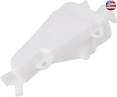 Mallofusa Motorcycle Radiator Water Coolant Reservoir Overflow Tank Replacement
