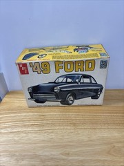 Vintage AMT ’49 Ford Custom Coupe Street Rods T290 1/25 1975 Pre-owned Complete