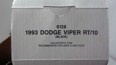 ERTL AMT 1993 Dodge Viper RT / 10 Dealer Promo Model 1:25 Black #6128