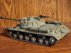 Vintage JS III Stalin Heavy Tank, Berlin WWII 1945, Hand Painted in the USA
