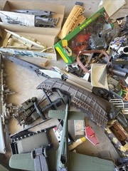 Large Group Lot Vintage Model Models Car Cars Boats Planes Junk Yard Junkyard