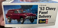 #2 Revell H1270 1953 Chevy Sedan Delivery Gasser 1969 Vintage Model KIT 1/25 McM