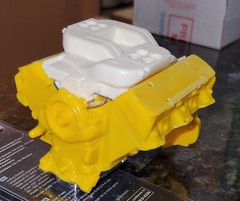 1/8th pontiac cross ram dual carburetor intake big deuce Revell monogram 1/8
