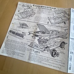 Original AMT 1962 Imperial Hardtop 3 in 1 Model Kit Instructions only no kit