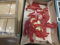 Renwal blueprint Models The Visible V8 ASSEMBLY Kit/BOX/ Missing many parts