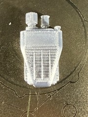 Supercharger Blower V8 Rc Car model engine 3D printed 1:10 scale Silver Silk PLA