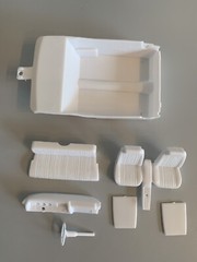 AMT 1/25 1970 Chevelle SS 454 Interior And Chassis Parts /Junkyard/Diorama