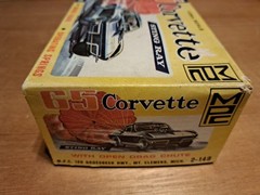 VINTAGE MPC 1965 CORVETTE STING RAY 1/25 SCALE MODEL KIT – GREAT CONDITION!!!!!!