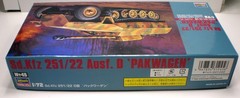 1/72 Scale German WWII Anti-Tank Half-Track, 251/22, Hasegawa