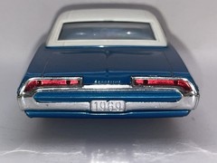 MPC Promo 1969 Pontiac Bonneville 2Dr HT 1/25 Warwick Blue w/White Top XLNT-NM