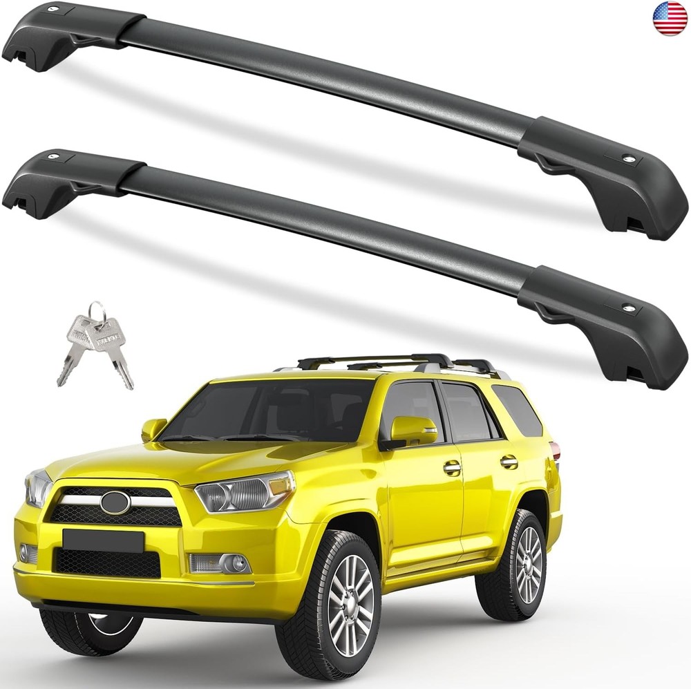 Tuyoung 300lbs Lockable Roof Rack Cross Bars Compatible with Toyota 4Runner