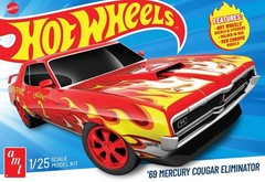 AMT Hot Wheels 1969 Mercury Cougar Eliminator 1/25 Scale Plastic Model Kit AM…