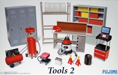 1/24 Fujimi #11371 Garage Tools Set #2 (Compressors, Shop Vac, Lockers, Etc)