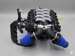 Ford Mustang Dark Horse V8 Model Engine FDM 3D Printed Vroom Vroom Vroom