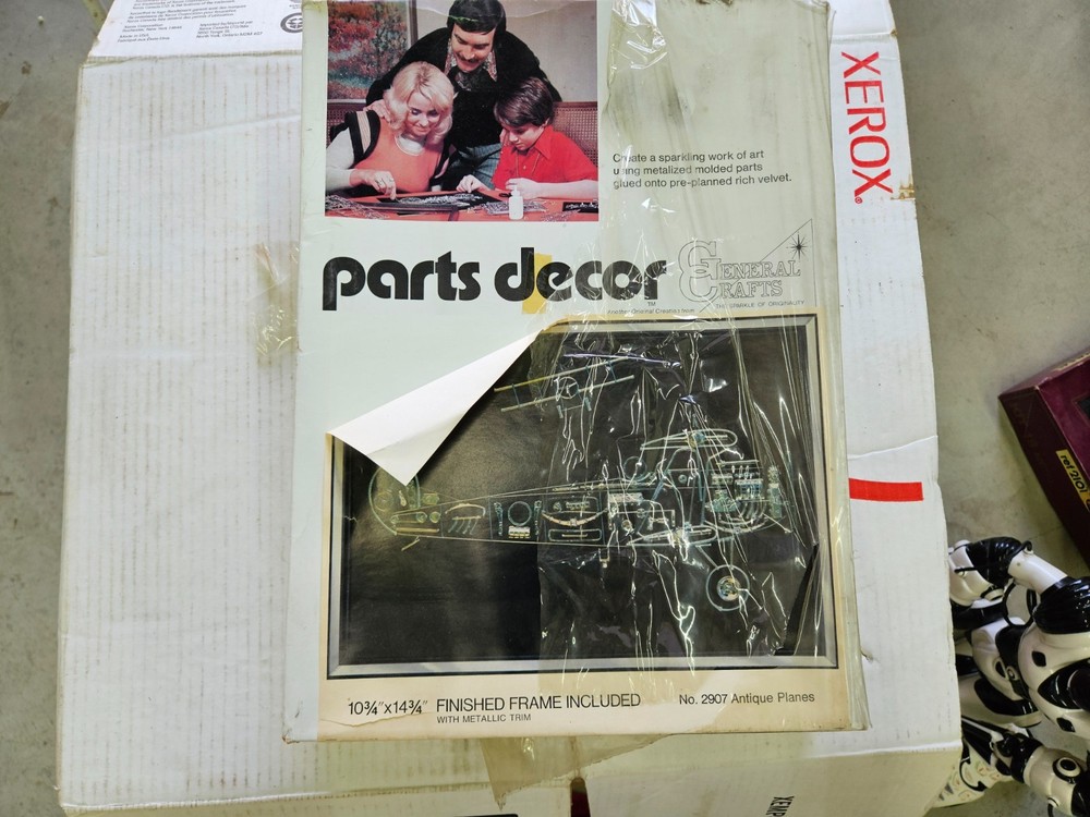 General Crafts Parts Decor Model Kit No 2907 Antique Planes 1973 VTG Sealed