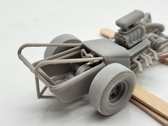 1960s Small Old School Dragster With Small Block Superch V8 1/25 Scale Mode Kit