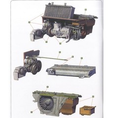 MiniArt 37051 1/35 T-54 Early Transmission Set Assembly Plastic Model Kit