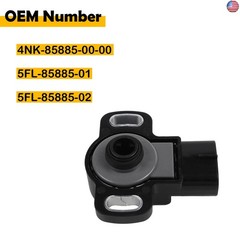 4NK-85885-00-00 TPS Throttle Position Sensor 3-Pin Compatible with Yamaha