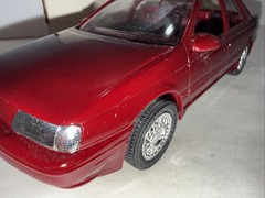 Vintage 1989 AMT FORD TAURUS SHO CURRANT RED DEALER PROMOTIONAL CAR-MIB
