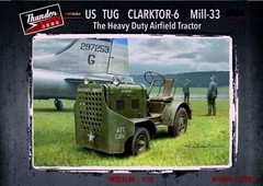 THUNDER 1/32 WWII US Tug Clarktor6 Mill33 Heavy Duty Airfield Model Kit TDM32001