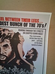 Very cool vintage 1960’s Cycle Savages movie poster 30 yr old reprint GREAT