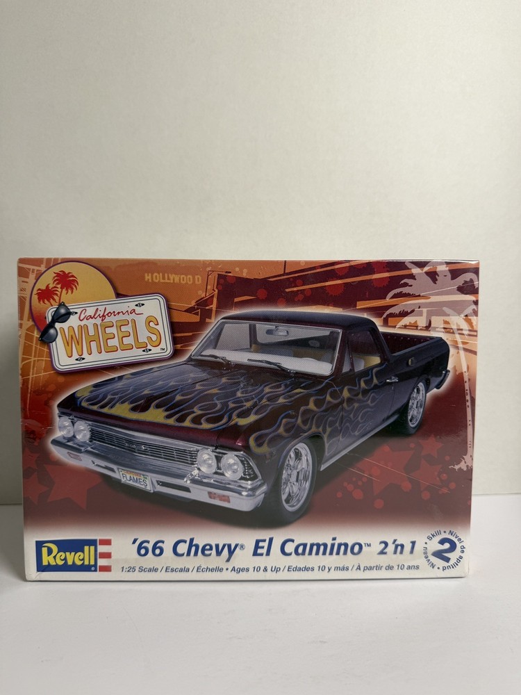 M31E sealed 2009 Revell ’66 Chevy El Camino – California Wheel 1:25 85-2045