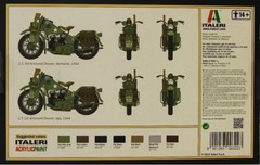 1/35 U.S. Army Motorcycles – Harley-Davidson WL Italeri 322 Plastic Model kit