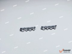 1/35 German Tiger I Early Ver.Tank Metal Track Links w/Metal Pins for Tamiya/RFM