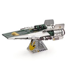 Metal Earth Star Wars Rise of Skywalker Resistance A-Wing Fighter 3D Model Kit