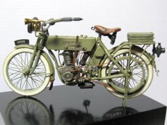 Cix Models 1/35 Harley-Davidson Model 6 1909 Motorcycle Civilian Version CIXM009