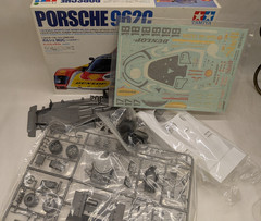 Tamiya 24233 Porsche 962C Sports Car Shell 1/24 Scale Model Kit Open Box NEW