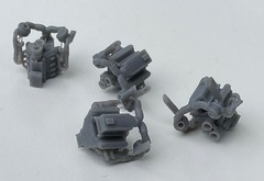 4pc 1/64 Resin LSX Twin Turbo Engine V8 Hot Wheels Custom Diecast Tuning Parts