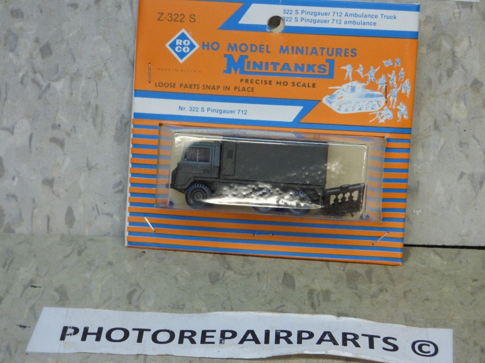 Roco Minitanks (NEW) 1/87 Modern West German 712 Pinzgauer Ambulance Lot #6999©