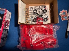 1/25 REVELL 1969 427 CHEVROLET CAMARO BALDWIN MOTION RED MODEL KIT OPEN B1/2/3