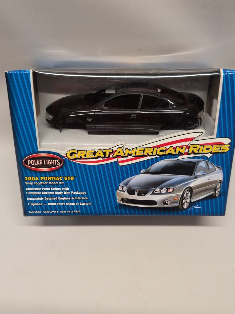 Polar Lights 6402 2004 Pontiac GTO SNAP KIT 1/25 Black New Sealed
