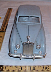 HUBLEY ROLLS ROYCE SILVER CLOUD 4 DR. HARD TOP PROMO CAR MODEL 1:25 IN GRAY