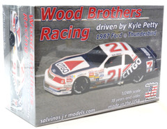Salvinos JR Models “Citgo” Kyle Petty 1987 Ford Thunderbird – Wood Bros 1/24 Kit