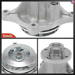 A-Premium Engine Water Pump W/Seal [SOHC V8 6.2L] Compatible with Ford – E,F