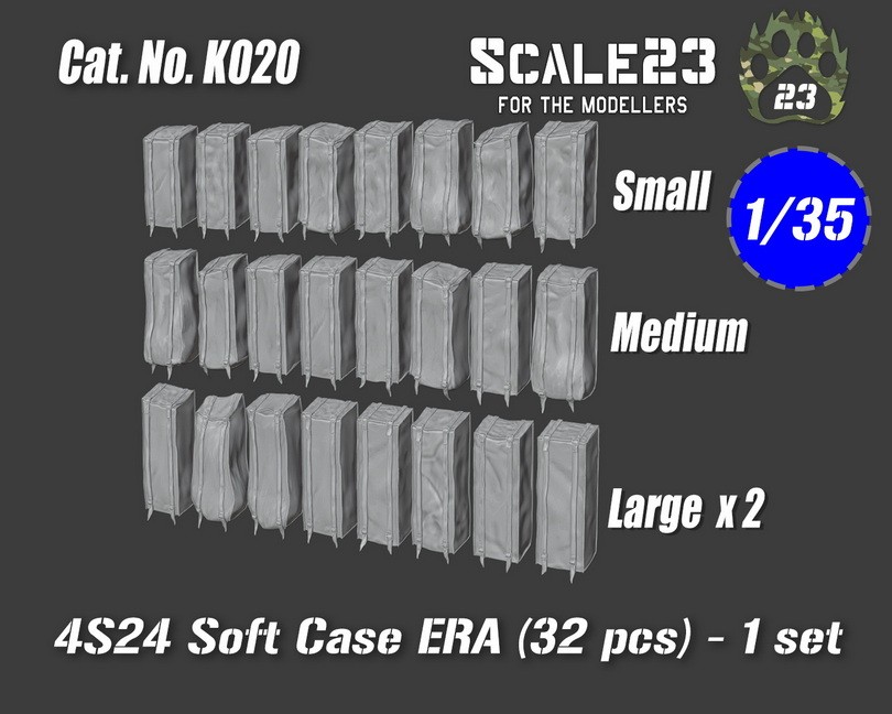 Scale23 1/35 4S24 Soft Case Era 3 (2pcs/1 Set)