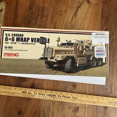 Meng SS-005 1:35th scale U.S. Cougar 6×6 MRAP Vehicle NIB