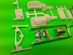 Mongoose 1957 57 Chevy Bel Air 1/24 426 Hemi Motor Zoomie Headers Funny Car