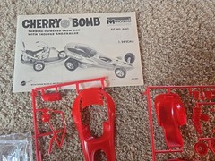 Monogram Cherry Bomb 1/24 1970 Turbine-Powered Show Rod, Chopper and Trailer