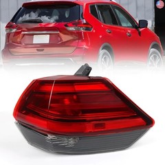 Huray Right Outer Tail Light for Nissan Rogue 2017-2019 Passenger Side