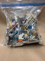 MISC 1 POUND Bag Model Car Truck Parts LOT Frame Body Motors Interior READ DSC