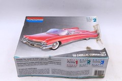 1992 Monogram 1/25 Pink 1959 Cadillac Eldorado Convertible Model #2957 Niob