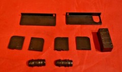 AMT Tyrone Malone’s Kenworth Drag Truck Battery Boxes 1/25