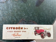 Vintage Heller CITROEN 5CV C3.T3 “TREFLE” 1924. 1/24. #721.