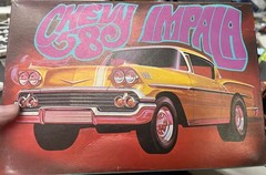 AMT T273 1958 Chevy Impala Hardtop Vintage Car Model KIT 1/25 McM